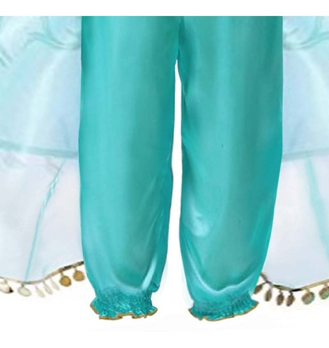 Imagem 3 de 5 de Fantasia Jasmine Infantil Luxo - Disney Princesas