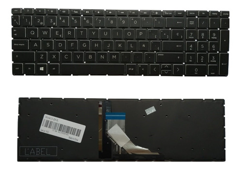  Teclado Hp Pavilion 15-ec2008la 15-ec1010la 15-ec1030la Esp