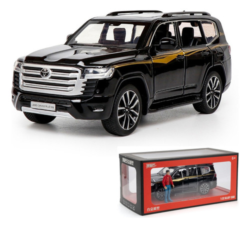 Z Toyota Land Cruiser Miniatura Metal Coche Con Luces Y