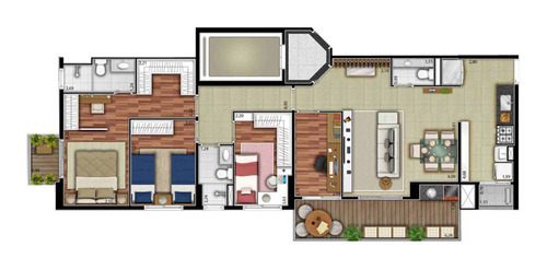 Imagem 19 de 24 de Apartamento Residencial Para Venda, Centro Comercial Jubran, Barueri - Ap8148. - Ap8148-inc