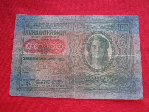 Austria Hungría 100 Coronas 1912