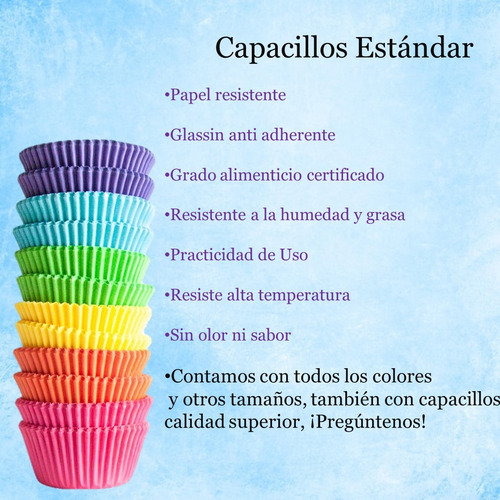 Capacillos 500 Pzas Vino Uva #72 Glassin Papel Resistente