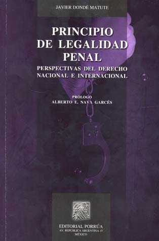 El Principio De Legalidad Penal 903816