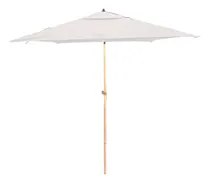 Comprar Sombrilla Madera Clara\u002F Oscura Jardin Exterior Cuadrada 1.80 Color Blanco Madera Clara