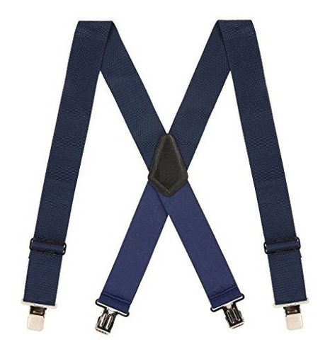 Suspenderstore Men's Heavy Duty Non-stretch Work Suspenders 