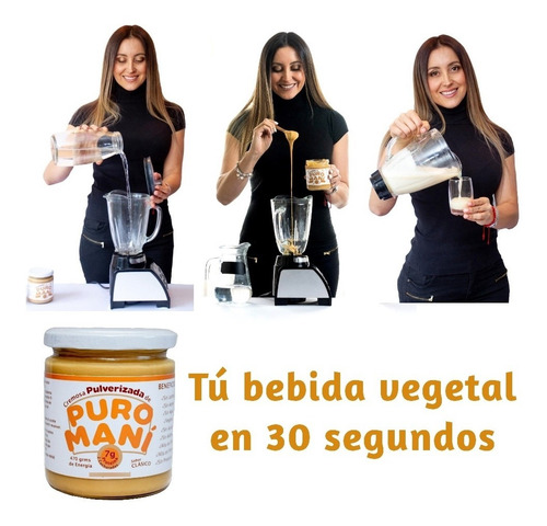 Imagen 3 de 5 de Crema De Maní Puro Maní 470 Grs