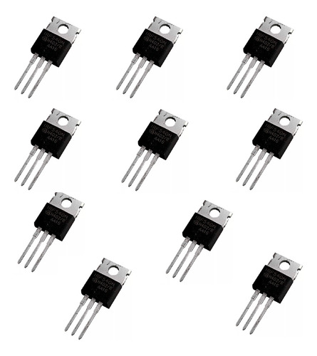Tecneu 10 Piezas Transistor Irf540 Mosfet 100v 33a Alta Potencia Canal N