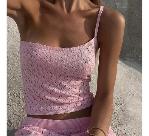 Camisola Larga De Punto Para Playa, Sin Espalda, Para Mujer