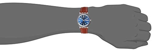 Swatch Ge709 Reloj De Pulsera Para Mujer Con Esfera Azul