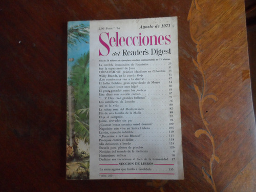 Revista Selecciones Agosto 1971