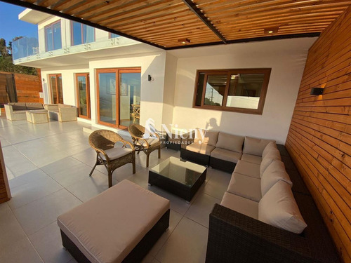 Casa Rentando 10% Anual. 6 Dorm, Vista Al Mar . Reñaca