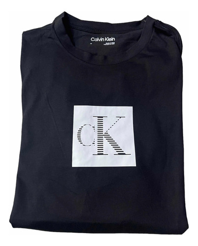 Remeras Calvin Klein Originales Importadas Logo Black/ White