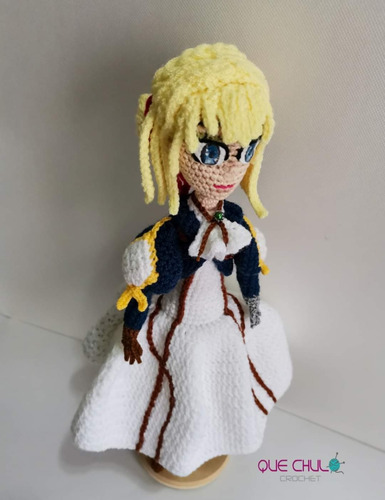 Muñeco Tejido Personalizado Violet Evergarden