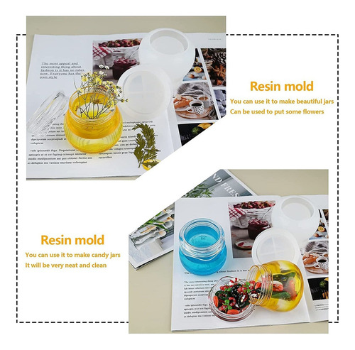 Molde De Resina Botella Molde Silicona Para Frascos Pudín