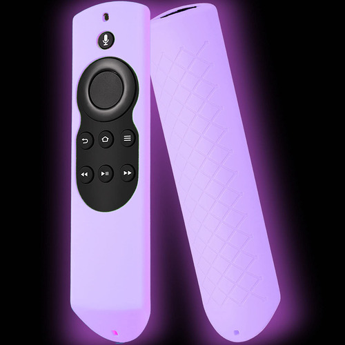 Funda Control Remoto Piel Firestickremote Que Brilla Color