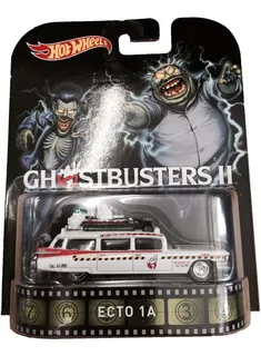 auto de los cazafantasmas juguete Ghostbusters 2 Ecto 1a Hot Wheels 2015 Retro Series 1 ...