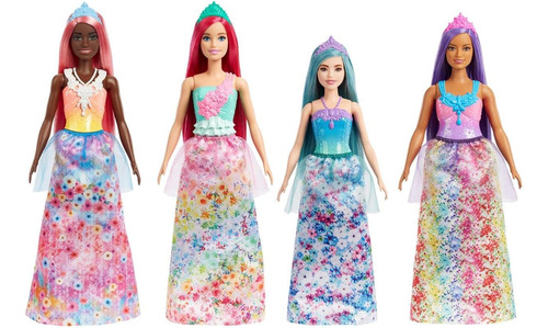 Muñeca Barbie Dreamtopia Princesa Cabello Azul Figura Mattel