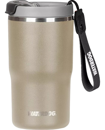 Vaso Termico Waterdog Clyde 480ml Ceramica Hermetico Beige Liso