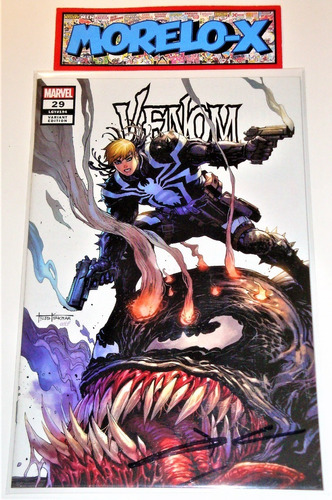 Venom #29 Variante Firmada Por Donny Cates- C O A- Ingles