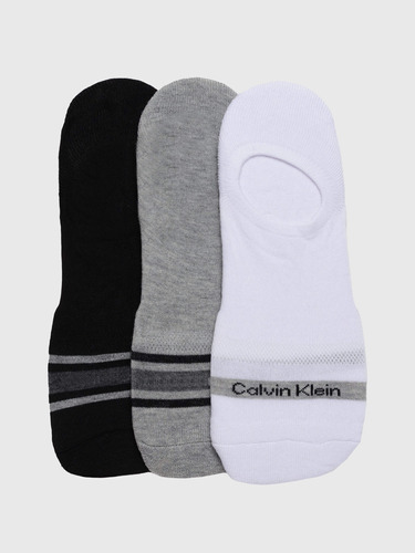Calcetines Calvin Klein Logo Paquete De 3 Hombre Multicolor