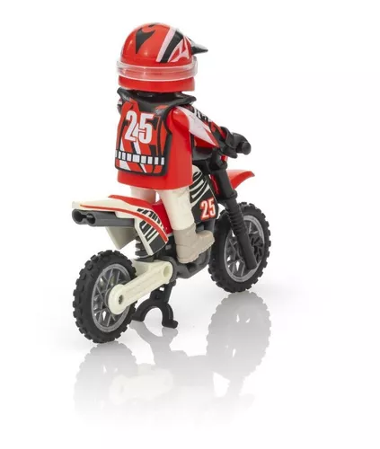 Playmobil - Piloto de Motocross - 9357, Playmobil
