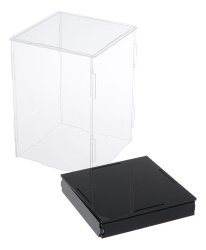 Caja De Exhibición De Acrílico Transparente El 10x10x20cm