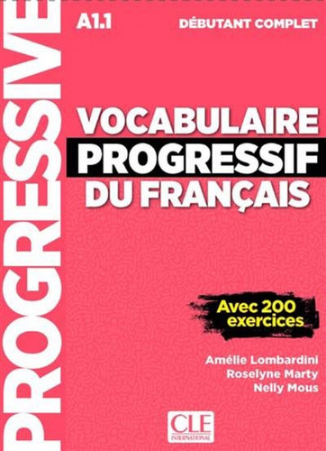 Vocabulaire Progressif Debutant Complet + Cd - Aavv