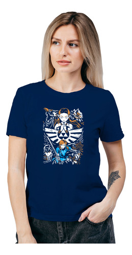 Polera Mujer Legend Of Zelda I Gamer Algodón Orgánico Wiwi