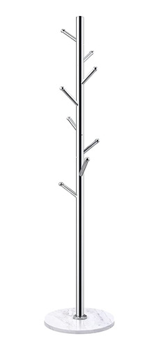 Homde Metal Coat Rack Stand Con Base De Mármol Natural, Acer