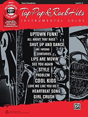 Top Pop  Y  Rock Hits Instrumental Solos Tenor Sax, Book  Y 