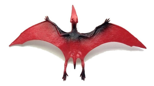 Muñeco Dinosaurio Terodáctilo Rojo Chico.