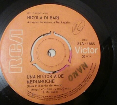 Vinilo Single Nicola Di Bari- Mi Corazon Es Gitano ( P143