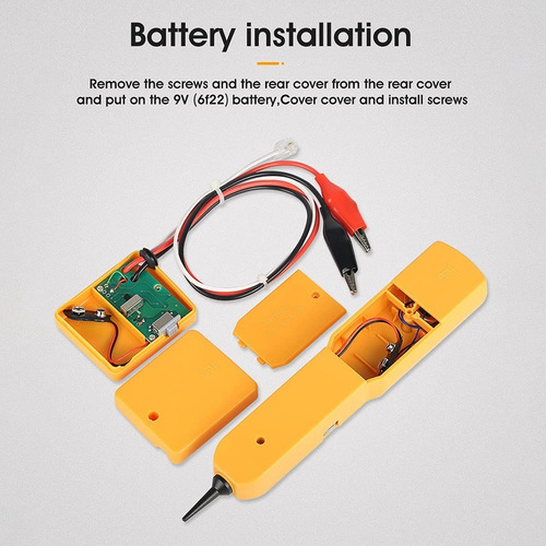 Kit De Generador De Tono Y Sonda, Buscador, Detector D Cable