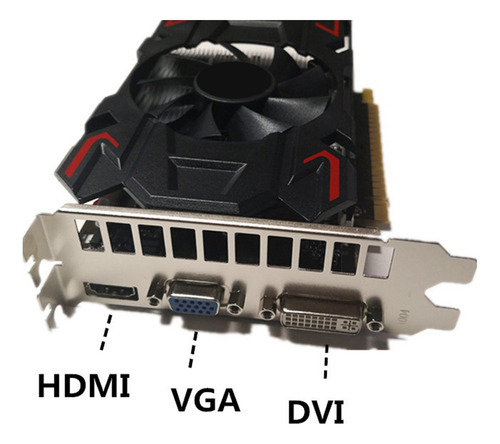 Placa Gráfica Ati6700 1gb Ddr5 128bit Desktop Hd Games Compu