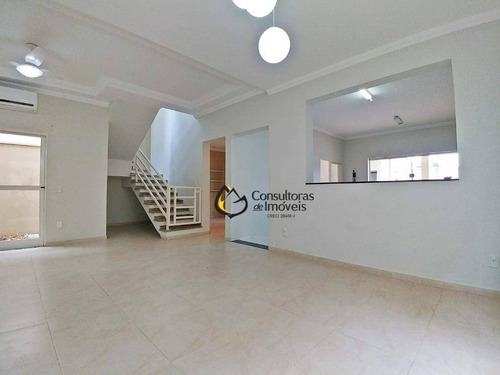 Casa Com 3 Dormitórios À Venda, 260 M² Por R$ 760.000,00 - Condomínio Campos Do Conde 1 - Paulínia/sp - Ca0542