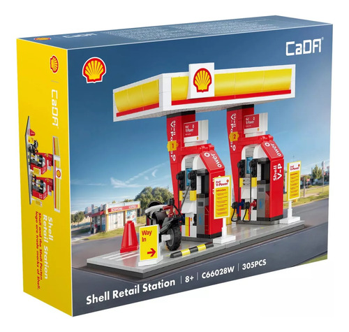 Bloques Shell Estacion De Servicio 305pzs Cada