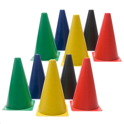 Kit Funcional 10 Cone Agilidade Treinamento