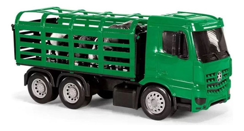 Caminhão Boiadeiro Superfrota Verde - Poliplac 7140