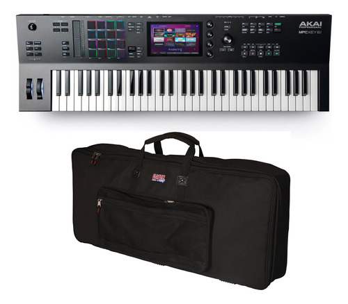New Akai Mpc Key 61 Professional Synthesizer Keyboard