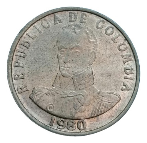 Colombia Moneda 2 Pesos 1980
