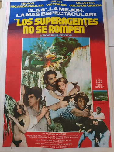 Afiche De Cine Original 1492-los Super Agentes No Se Rompen