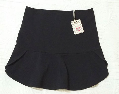 Pollera Falda Con Volado Pequeña Señorita