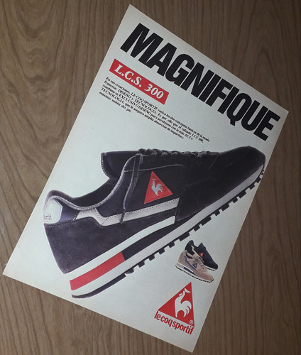 P131 Clipping Publicidad Zapatillas Lecoqsportif Año 1988 (Usado)