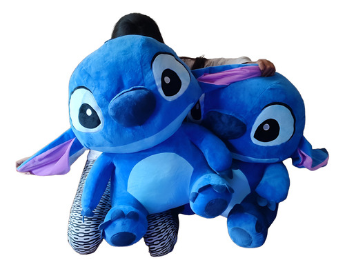Tierno Peluche Suave De Stitch Grande De 70 Cm Azul