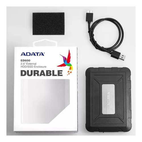 Case Para Disco Duro Externo Sata Usb Adata Ed600 2.5