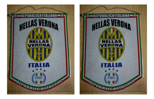 Banderin Grande 40cm Hellas Verona Italia