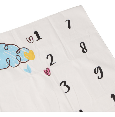 Cobertor Monthly Milestone Para Bebês Baby Month Innovative