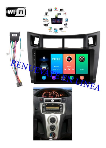 Bisel 9 Pulgadas Toyota Yaris Más Radio Android