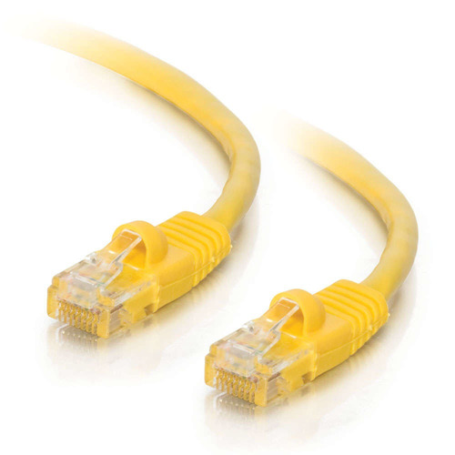 Cable De Conexión Snapless C2g Cat5e 350 Mhz, Amarillo, 35 P