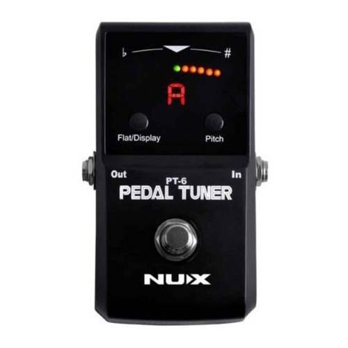 Pedal Afinador Nux Cromático Pt6 True Bypass Original